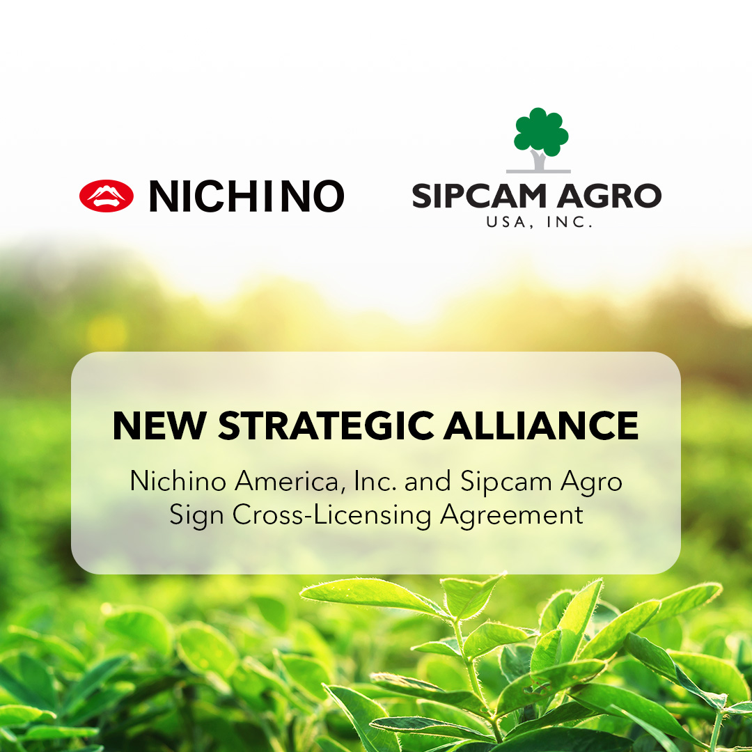 Nichino America, Inc. and Sipcam Agro Sign Cross-Licensing Agreement